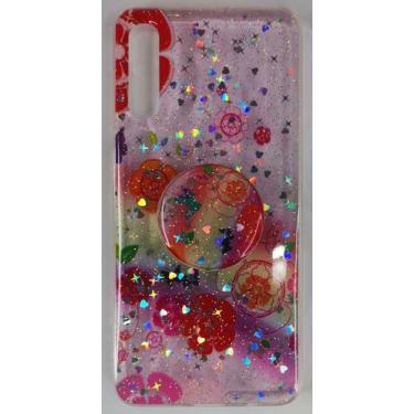 Imagem de Capa Capinha para Samsung Galaxy a50 a30s a50s C/ Suporte Dedos colori