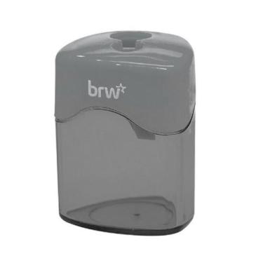 Imagem de Apontador 2 furos com depósito neon TRIANGULAR Brw, Cinza