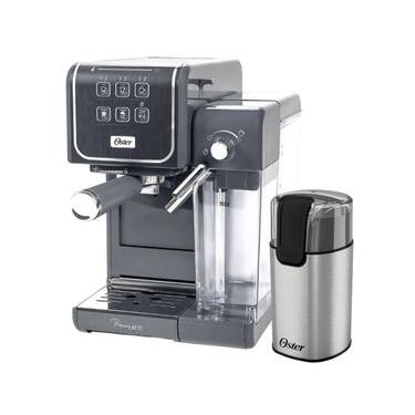 Imagem de Kit Cafeteira Espresso Primalatte Touch BVSTEM6801M com Moedor OMDR110 220V Oster
