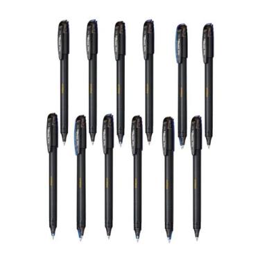Imagem de Kit 12 Canetas Esferográfica Pentel Energel Makkuro 0.7mm BL417 Várias