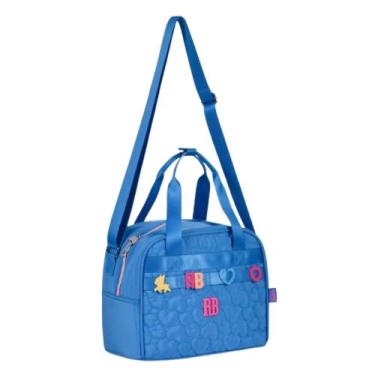 Imagem de Lancheira Rebecca Bonbon Transversal Soft Coração Clio, Azul
