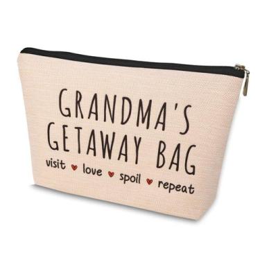Imagem de Necessaire HDYHDY Presente para Vovó Nova, Tecido Impermeável