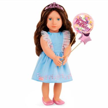 Imagem de Brinquedo Naomi Celebrar Aniversários com Estilo e Diversão Olhos Que Se Abrem e Fecham Cabelos Longos Fáceis de Pentear