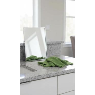 Imagem de Pano de Limpeza Microfibra Verde Musgo Kit 5 Unidades - Congratulation