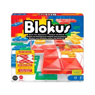 Imagem de Jogo de Tabuleiro Mattel Games Blokus. Estratégia e lógica.
