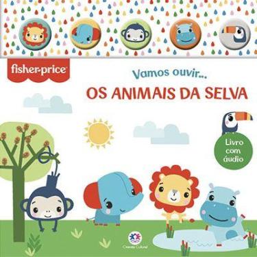 Imagem de Livro - Fisher-Price - Vamos ouvir os animais da selva - Livro sonoro 