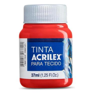 Imagem de Tinta Tecido Fosca 37ml Vermelho Escarlate Acrilex
