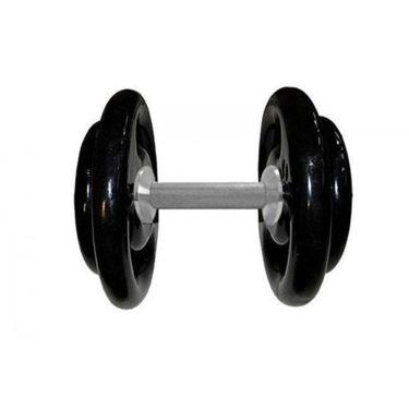 Imagem de Dumbbell Emborrachado Com Pegada Recartilhada 20 Kg