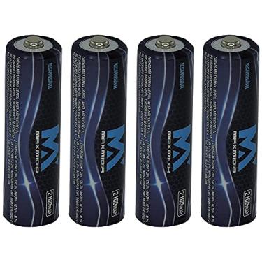 Imagem de Pilhas Recarregáveis AA 2100mAh Maxmidia