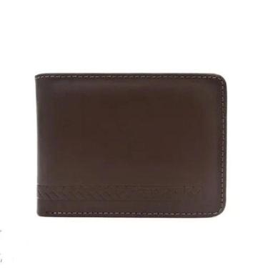 Imagem de Carteira Ferracini Masculina Couro Marrom Cfb021