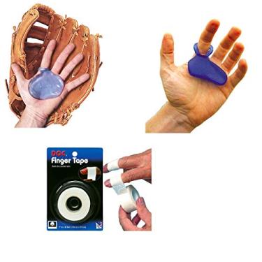 Imagem de Conjunto de 3 peças Hot Glove de beisebol Sting Pad Pro protetor de mão com envoltório de dedo