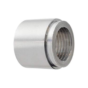 Imagem de ICT Billet Alumínio 1,27 cm Solda NPT no Cano Feminino Porca Rosqueada inserção Soldável Taper Pipe Conector Fluido Projetado e Fabricado nos EUA Bare 617-6704AL