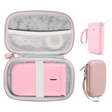 Imagem de Getgear Capa de impressora de etiquetas portátil para máquina de etiquetar NiiMbot D11 2020 Impressora de etiquetas de conexão sem fio portátil, bolso de malha para fita de etiqueta e cabo de carregamento