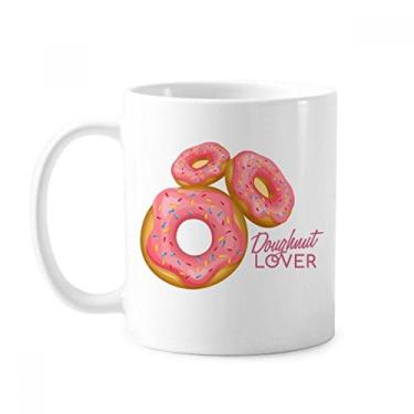 Imagem de Caneca de comida doce ocidental rosquinha de sobremesa cerâmica xícara de porcelana de café louça