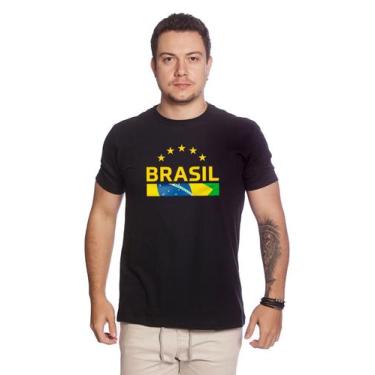 Imagem de Camiseta Brasil Seleção Brasileira 100% Algodão 2022 Jdk337