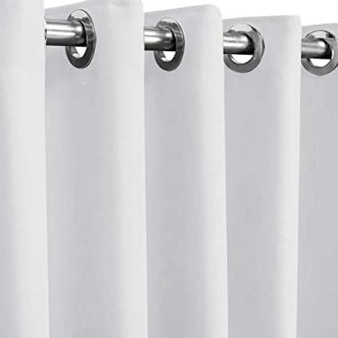 Imagem de Cortina Blackout/Blecaute Em Tecido Corta Luz Para Sala, Quarto e Escritorio 3,00M x 2,50M | Admirare (3,00M X 2,50M, Branca)