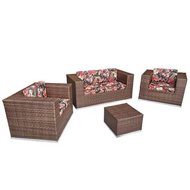 Imagem de Jogo Área Externa Conjunto Jardim Varanda Vime Sintético (Argila)