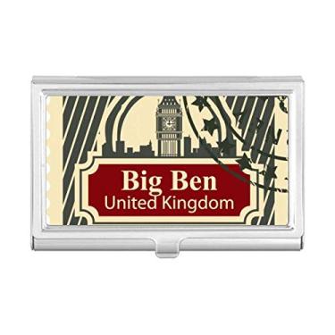 Imagem de London Postage Revenue United Kingdom UK Porta-cartão de visita Carteira de bolso