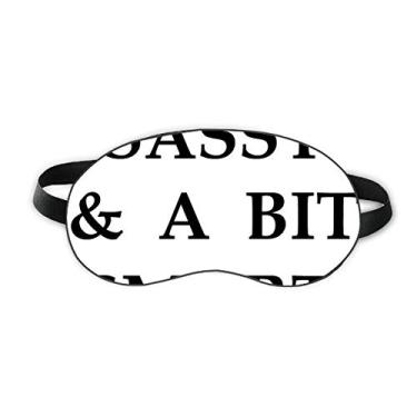 Imagem de Clássico Sassy Bit Smart Assy Design Sleep Eye Shield Soft Night Blinfold Shade Cover