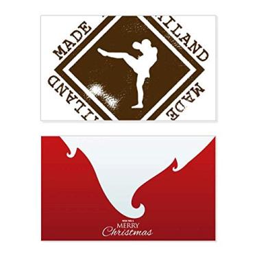Imagem de Make In Thailand Boxing Art Ilustration Holiday Holiday Merry Christmas Parabéns Card Christmas Letter Message