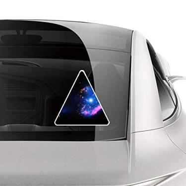 Imagem de DIYthinker Adesivo de carro brilhante mistério do universo nebulosa espacial motocicleta bicicleta bagagem decalque