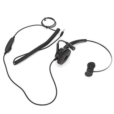Imagem de FastUU Fone de ouvido operador de telefone com fio, fone de ouvido de comunicação USB Call Center, fone de ouvido confortável de PC com cabo de fone de ouvido espiral, almofada de orelha macia, plugue 3,5