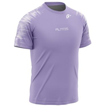 Imagem de Camiseta Raglan Unissex Pilates Tecnodots Roxo-Unissex