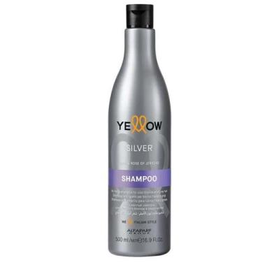 Imagem de Shampoo Yellow Silver 500ml Alfaparf Para Cabelos Loiros Platinados e 