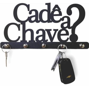 Imagem de Porta Chaves Cade A Chave Parede Suporte Chaveiro Criativo - Dema Made