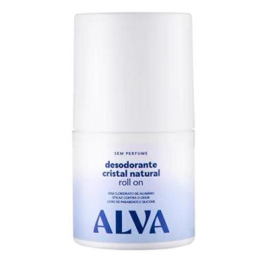 Imagem de Desodorante Roll on Cristal Natural Sem Perfume Vegano 50ml Alva