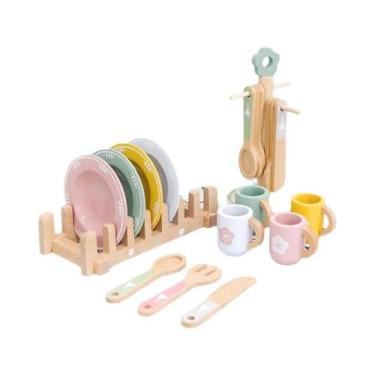 Imagem de Conjunto De Brinquedos De Cozinha De Madeira Para Crianças, Brinquedo 