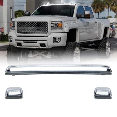 Imagem de NJSBYL Luzes de LED brancas de cabine para Chevy Silverado 2500HD 3500HD 2015-2019, GMC Sierra 2500HD 3500HD, 2015-2019, luzes marcadoras de teto de cabine de caminhão, substituição