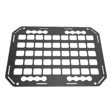 Imagem de Tbest Painel Molle, Painel de Armazenamento de Alumínio 388x280x2mm Com Mecanismo de Travamento para Pista L, Garagem de Veículos, Caminhão, Carro, Suv, Trailer, Rv