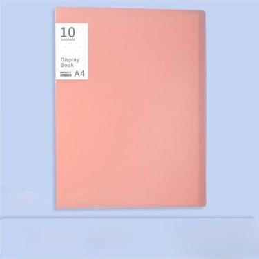 Imagem de Pasta Catálogo A4 com 60 Envelopes Plásticos para Organização de Documentos, Arquivos, Relatórios e Apresentações, Ideal para Escritório, Escola e Uso Diário (Vermelho,40 folhas)