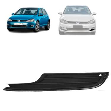 Imagem de MOLDURA FAROL MILHA GOLF TSI 2014 A 2017 COM FRISO BLACK PIANO LADO ESQUERDO
