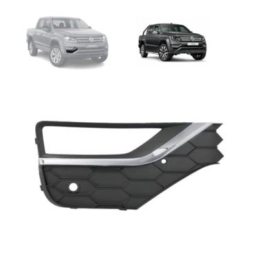 Imagem de MOLDURA DO FAROL DE MILHA CROMADA VW AMAROK 2017 A 2024 LADO DIREITO (COM FURO SENSOR) - 2H6898490ARYP