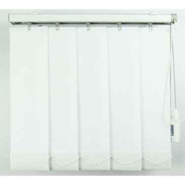Imagem de Persiana Vertical Em Tecido Crisdan Largura 1,80 X 1,50 Altura Branco