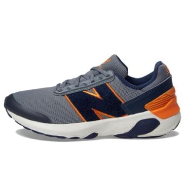 Imagem de New Balance Tênis de corrida unissex infantil 1440 V1 com cadarço, Titânio/azul marinho/brilho solar, 5.5 Big Kid
