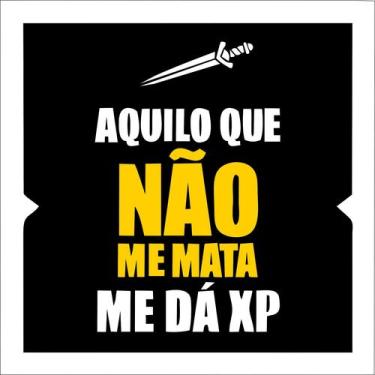 Imagem de Quadro Decorativo Frase Aquilo Que NÃO 20x20 Mdf Madeira Adesivada - A