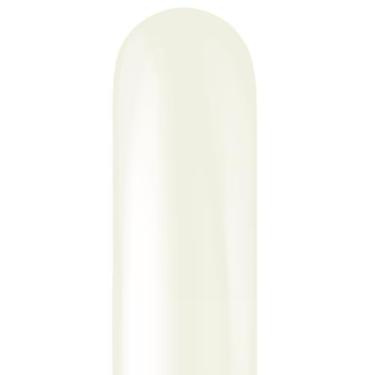 Imagem de Tuf Tex Balões torcidos de látex branco, tamanho 260, 50 unidades, para animais de balão e esculturas