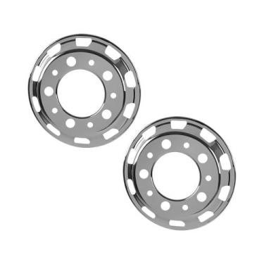 Imagem de Calota Americana Dianteira Aro 22,5 para Rodoar - 2 Unidades - Fabbof