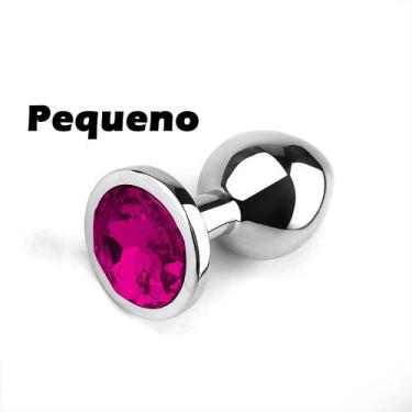 Imagem de Plug anal metal joia tamanho p pequeno - SEXY IMPORT, PINK