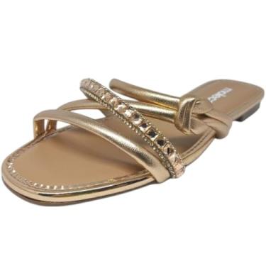 Imagem de Chinelo Feminino Rasteira Moda Leve Conforto Moleca