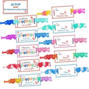 Imagem de Presentes de Dia dos Namorados AYGXU, 30 unidades, pulseiras Heart POP