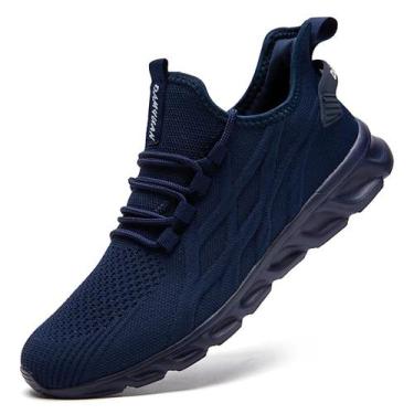 Imagem de Sapatos DLWKIPV femininos Slip On Running Sport Blue
