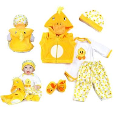 Imagem de Conjunto de roupas para bonecas Reborn Baby Dolls de 45 a 48 cm Pedoll