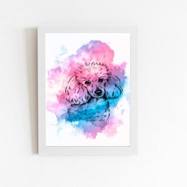 Imagem de Quadro Decorativo 60x40cm Moldura Eucatex - Alta Qualidade