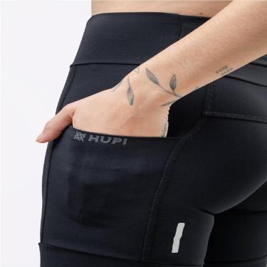 Imagem de Bermuda Compressão Feminina HUPI Longa Major Preta-Feminino