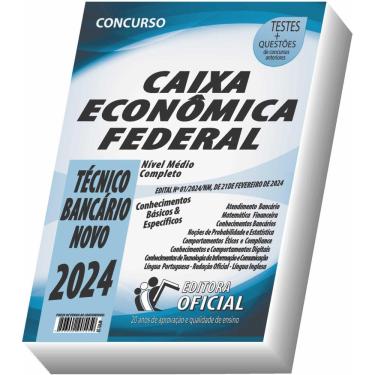 Imagem de Apostila Caixa Econômica Federal - Técnico Bancário Novo