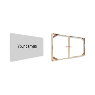 Imagem de Moldura De Madeira Natural Para Pintura a Óleo E Pintura Com Diamantes